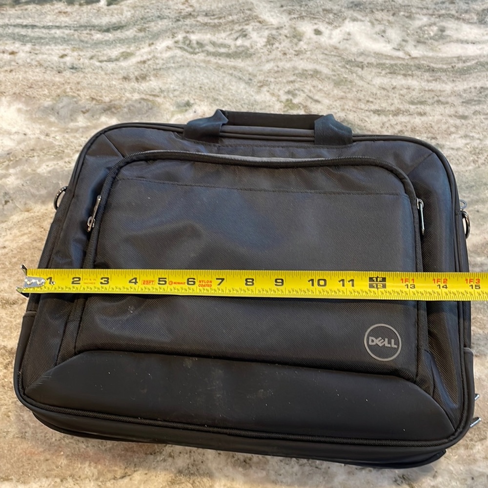 Dell laptop case with luggage strap in excellent condition never been used